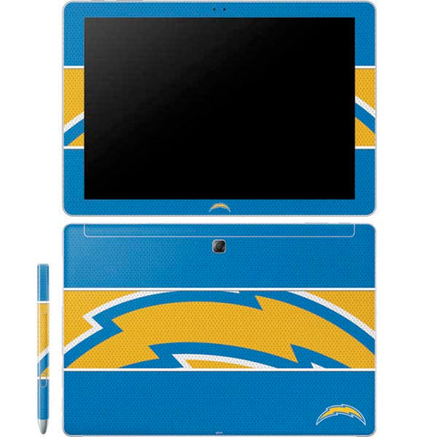 NFL Los Angeles Chargers Zone Block Galaxy Book 12in Skin